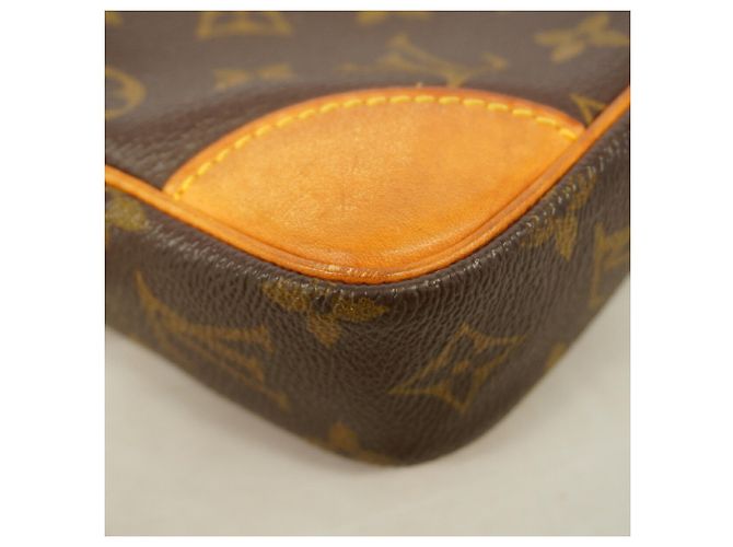 Sac Pochette Louis Vuitton Monogram Marly Dragonne GM Marron - vue 6