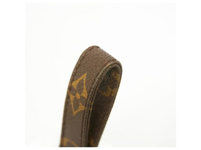 Sac Pochette Louis Vuitton Monogram Marly Dragonne GM Marron - vue 7