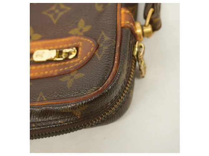 Sac Pochette Louis Vuitton Monogram Marly Dragonne GM Marron - vue 8