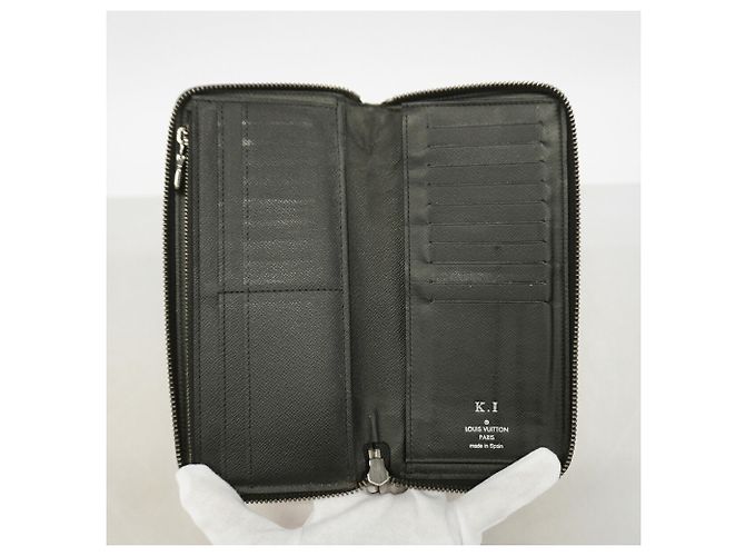 Portafoglio Zippy Louis Vuitton Monogram Eclipse Nero - vista 3