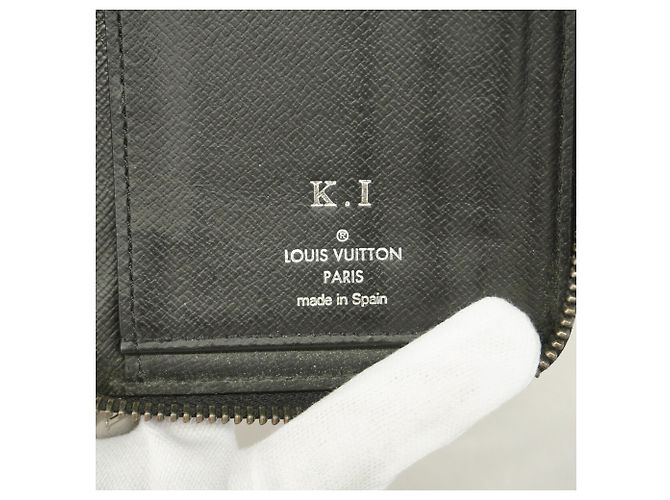 Portafoglio Zippy Louis Vuitton Monogram Eclipse Nero - vista 4