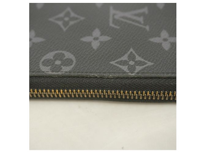 Portafoglio Zippy Louis Vuitton Monogram Eclipse Nero - vista 6