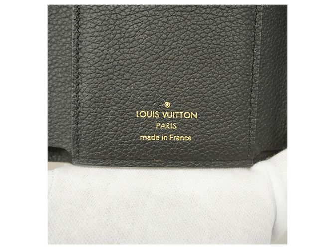 Cartera Louis Vuitton Tri-fold Negro Beige - vista 4