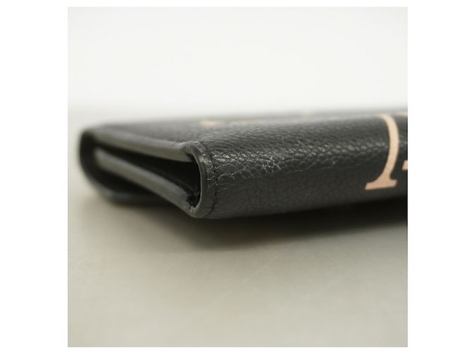 Cartera Louis Vuitton Tri-fold Negro Beige - vista 5