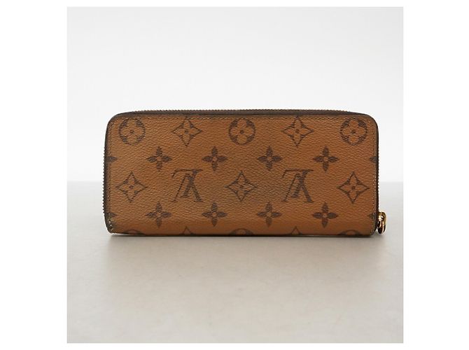Louis Vuitton Monogram Reverse Portefeuille Clemence Long Wallet Brown - view 11