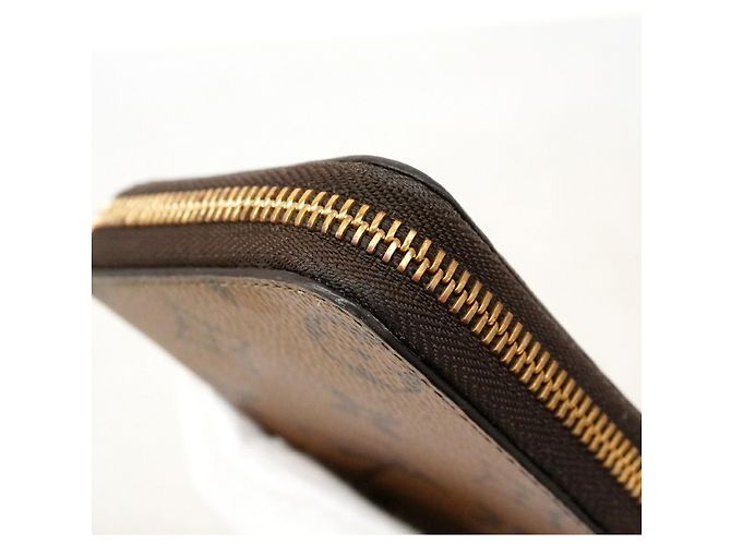 Louis Vuitton Monogram Reverse Portefeuille Clemence Long Wallet Brown - view 8