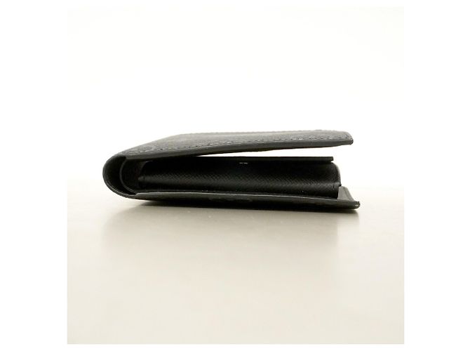 Louis Vuitton Monogram Eclipse Portefeuille Marco NM Wallet Preto - vista 3