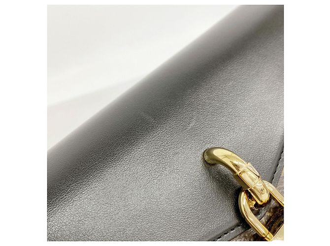 Borsa a tracolla Louis Vuitton Monogram con tracolla e lucchetto Nero - vista 11