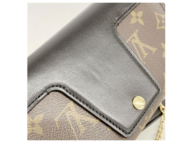 Borsa a tracolla Louis Vuitton Monogram con tracolla e lucchetto Nero - vista 12