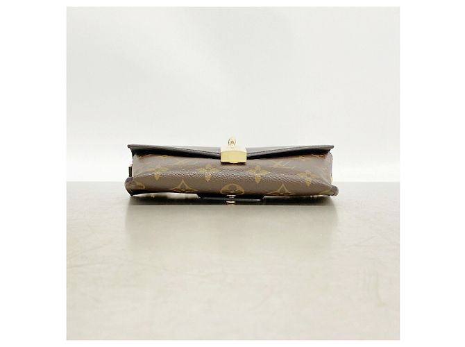 Borsa a tracolla Louis Vuitton Monogram con tracolla e lucchetto Nero - vista 3