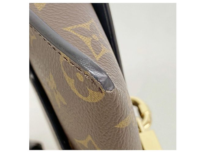 Borsa a tracolla Louis Vuitton Monogram con tracolla e lucchetto Nero - vista 6