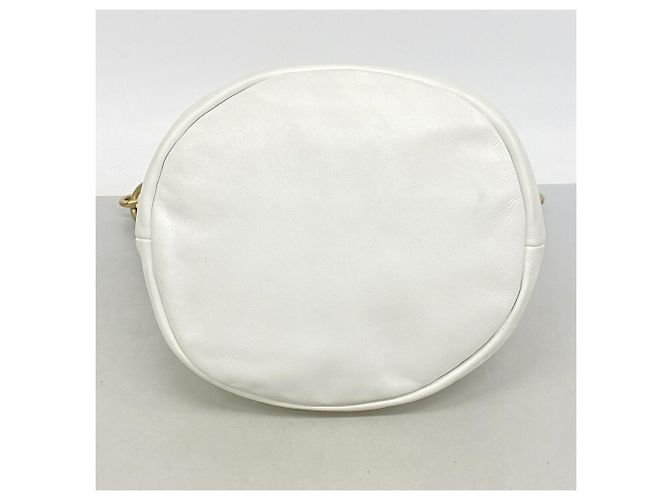 Bolso de mano Chanel de cuero blanco - vista 3
