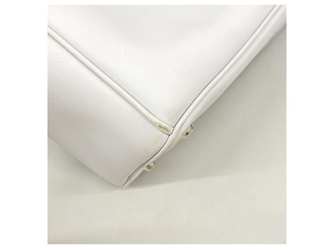 Bolsa de mão em couro Christian Dior Cinza Roxo - vista 6