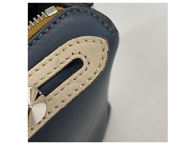 Fendi By The Way Lederhandtasche Braun Marineblau - Ansicht 9
