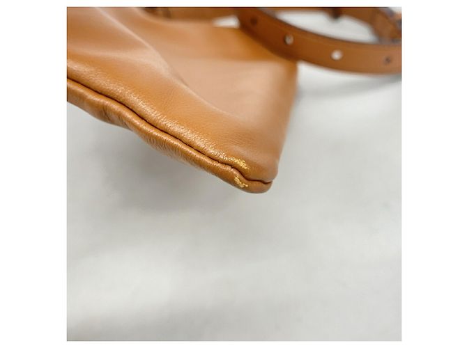 Borsa a tracolla Fendi in pelle marrone - vista 6