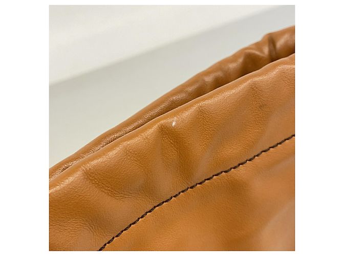 Borsa a tracolla Fendi in pelle marrone - vista 7