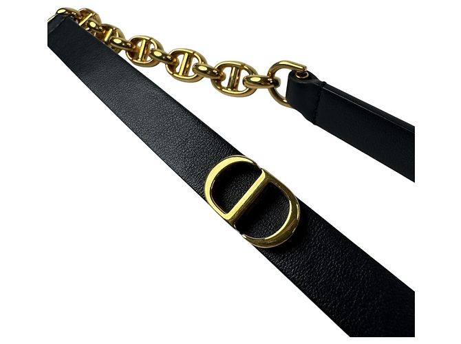 Cinturón de cadena Christian Dior Dior Caro Montaigne #75 Negro - vista 5