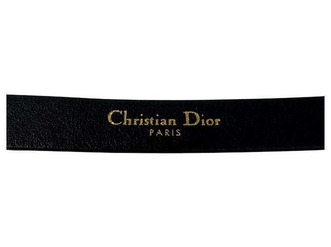 Cinturón de cadena Christian Dior Dior Caro Montaigne #75 Negro - vista 6