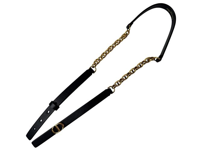 Cinturón de cadena Christian Dior Dior Caro Montaigne #75 Negro - vista 8