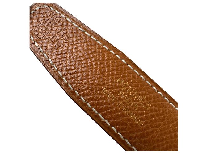 Hermès Cinturón Hermes Constance H #75 Castaño Negro - vista 9