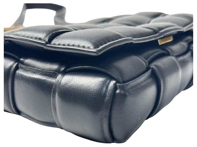Borsa a tracolla Bottega Veneta Padded Cassette Nero - vista 14