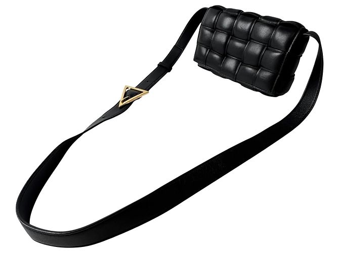 Borsa a tracolla Bottega Veneta Padded Cassette Nero - vista 2