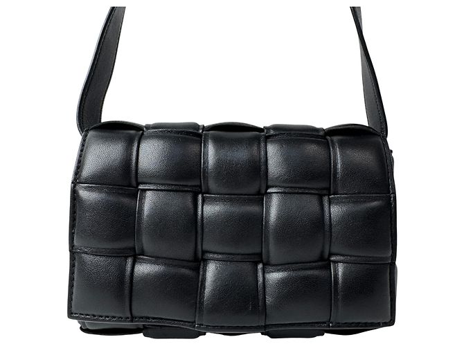 Borsa a tracolla Bottega Veneta Padded Cassette Nero - vista 3