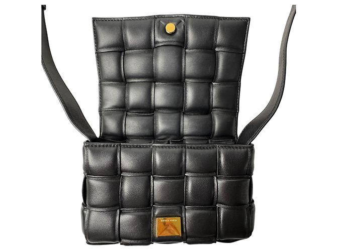 Borsa a tracolla Bottega Veneta Padded Cassette Nero - vista 8