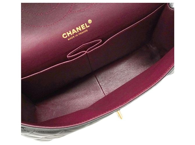 Chanel Schultertasche aus schwarzem Lammleder - Ansicht 4
