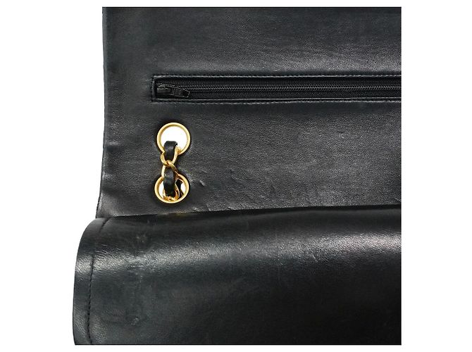 Bolsa de Ombro Chanel Matelassé Preto - vista 11