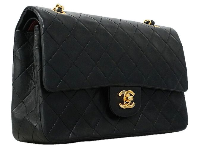 Bolsa de Ombro Chanel Matelassé Preto - vista 2