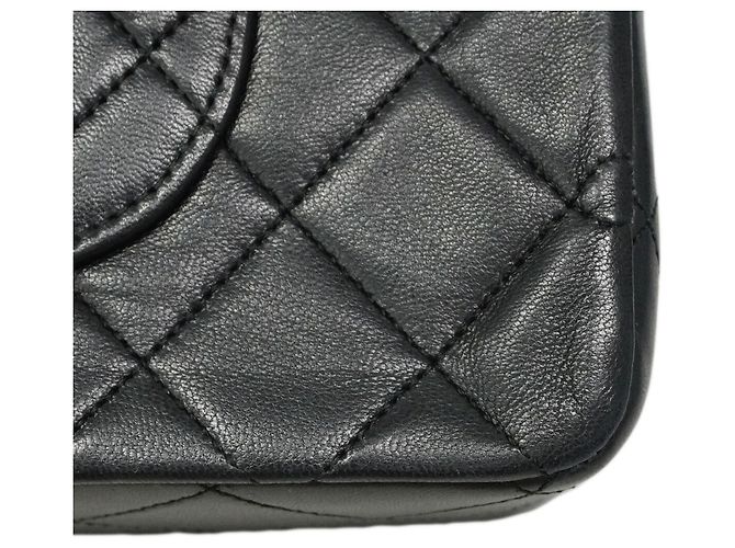Bolsa de Ombro Chanel Matelassé Preto - vista 8