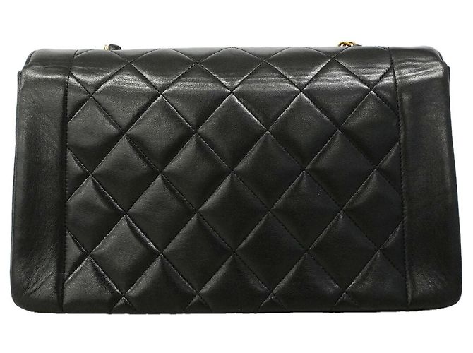 Chanel Diana Chain Schultertasche Schwarz - Ansicht 11