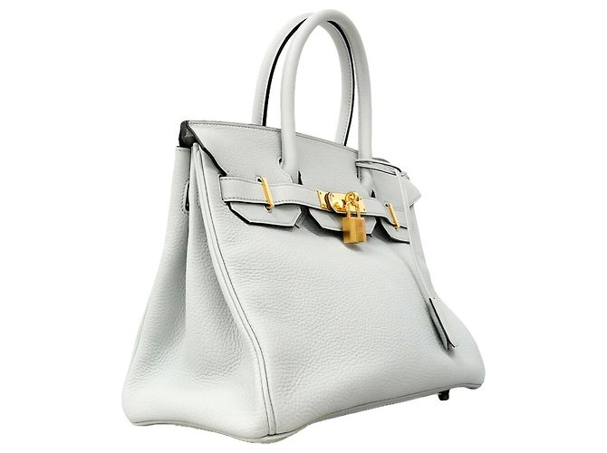 Hermès Borsa Hermes Birkin 30 in Pale Blue - vista 2