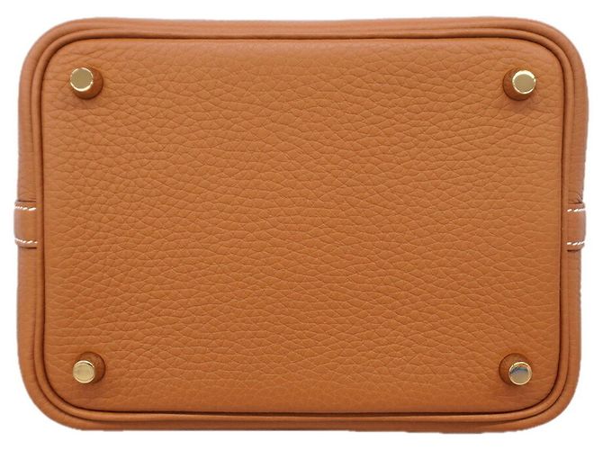 Hermès Bolso Hermes Picotin Lock PM Dorado - vista 3