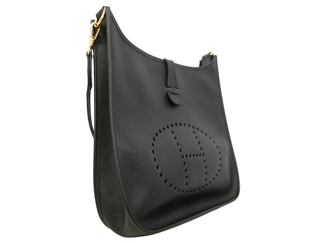 Hermès Borsa a tracolla Hermes Evelyne 1GM Nero - vista 2