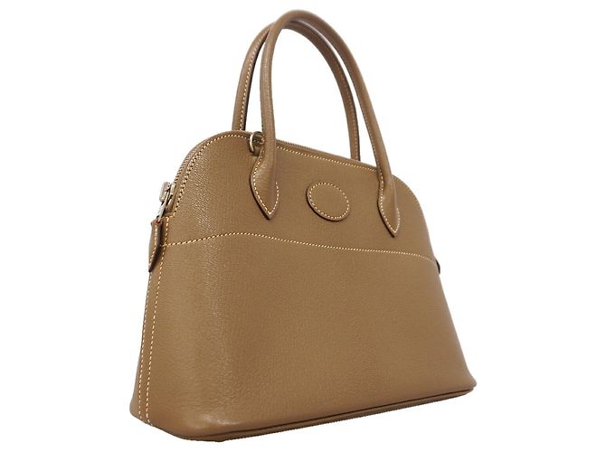 Hermès Hermes Bolide 27 Chevre Etoupe Handtasche Taupe - Ansicht 2