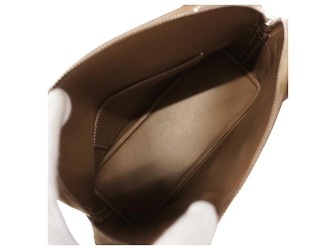 Hermès Hermes Bolide 27 Chevre Etoupe Handtasche Taupe - Ansicht 4