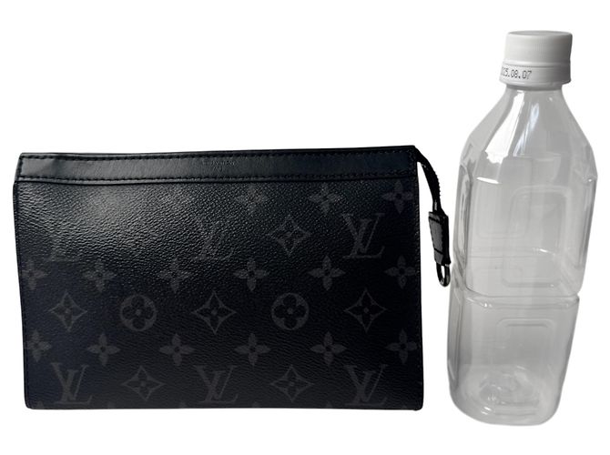 Borsa a tracolla portafoglio portatile Louis Vuitton Gaston in nero - vista 11