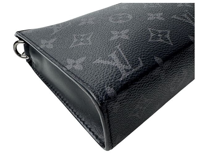 Borsa a tracolla portafoglio portatile Louis Vuitton Gaston in nero - vista 12