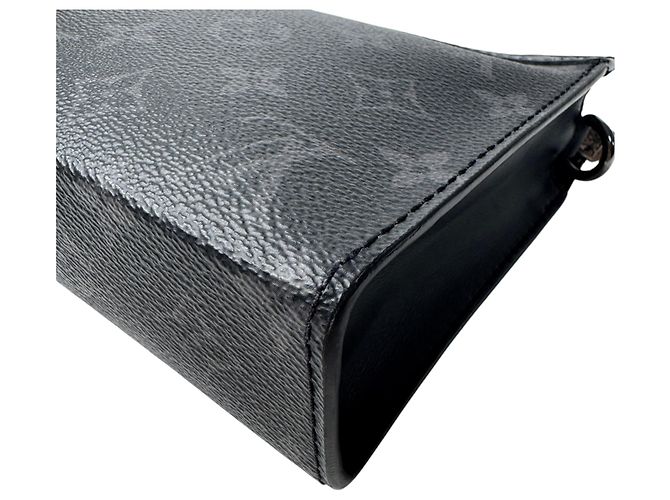 Borsa a tracolla portafoglio portatile Louis Vuitton Gaston in nero - vista 15