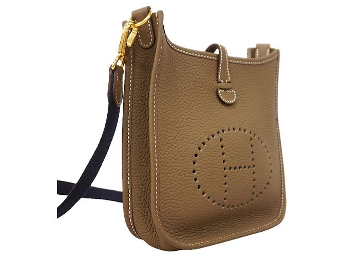 Hermès Hermes Schultertasche Evelyne TPM Taupe - Ansicht 2