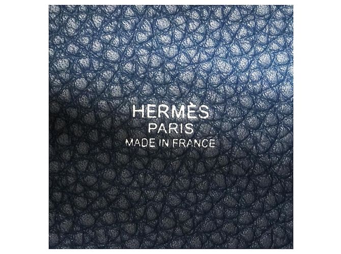 Hermès Sac à main Hermes Picotin Lock PM Bleu Marine - vue 5