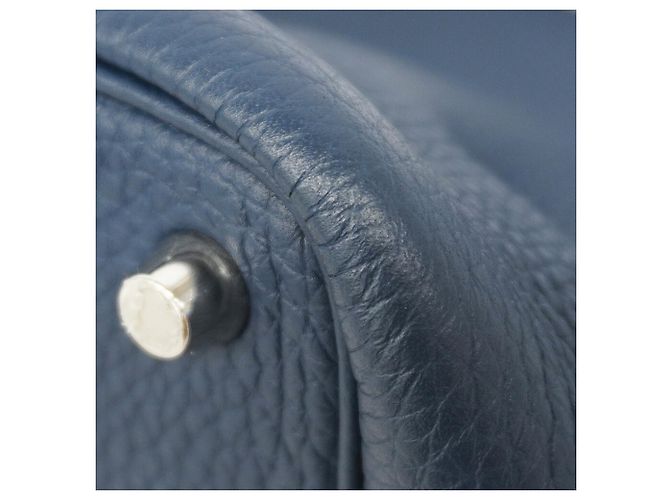 Hermès Sac à main Hermes Picotin Lock PM Bleu Marine - vue 6