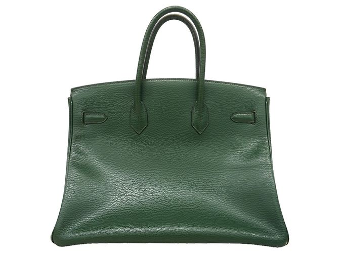 Hermès Bolsa Hermes Birkin 35 em Ardennes Green Verde - vista 11