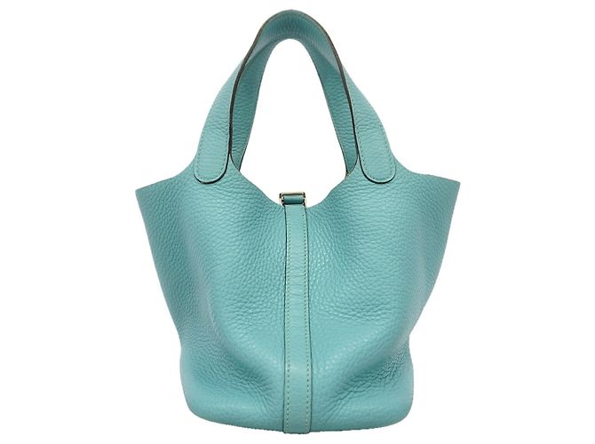 Hermès Bolsa Hermes Picotin Lock PM Azul - vista 9