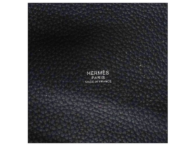 Hermès Hermes Picotin Lock MM Handtasche Marineblau - Ansicht 5