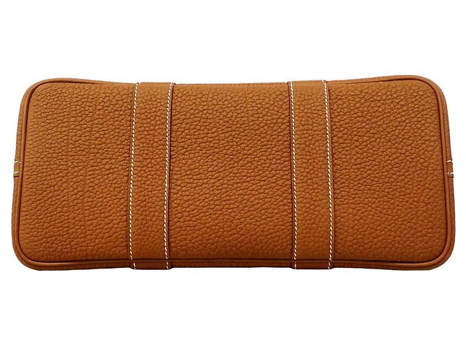 Hermès Borsa Hermes Garden TPM Tote Bag in Gold D'oro - vista 3
