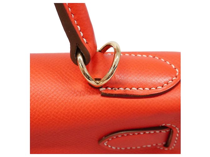 Hermès Hermes Candy Kelly 28 Handtasche Pink Golden - Ansicht 12