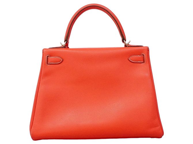 Hermès Hermes Candy Kelly 28 Handtasche Pink Golden - Ansicht 16